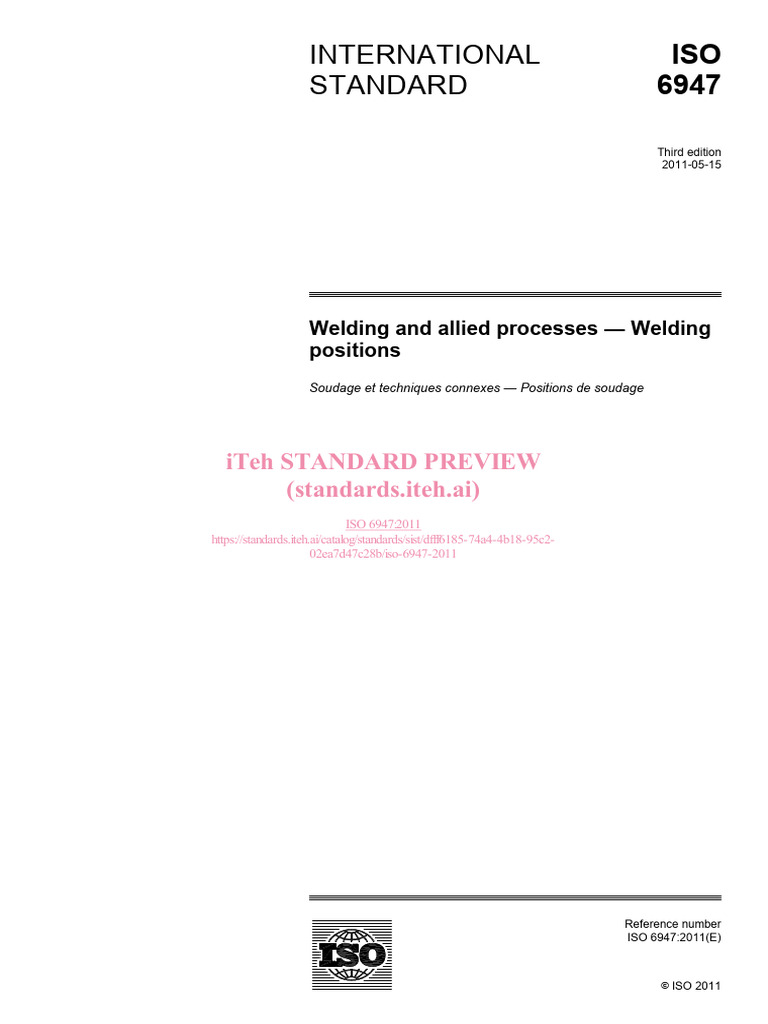 Iso 6947 2011 | PDF