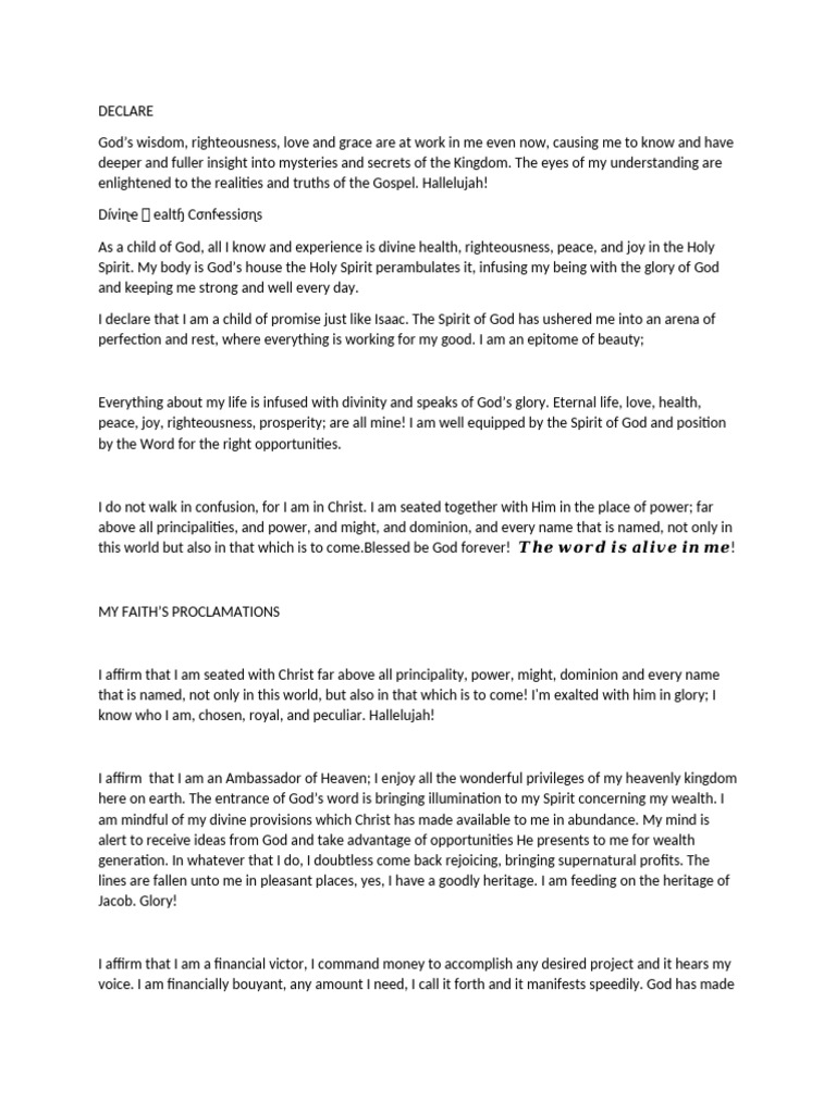 Confession | PDF