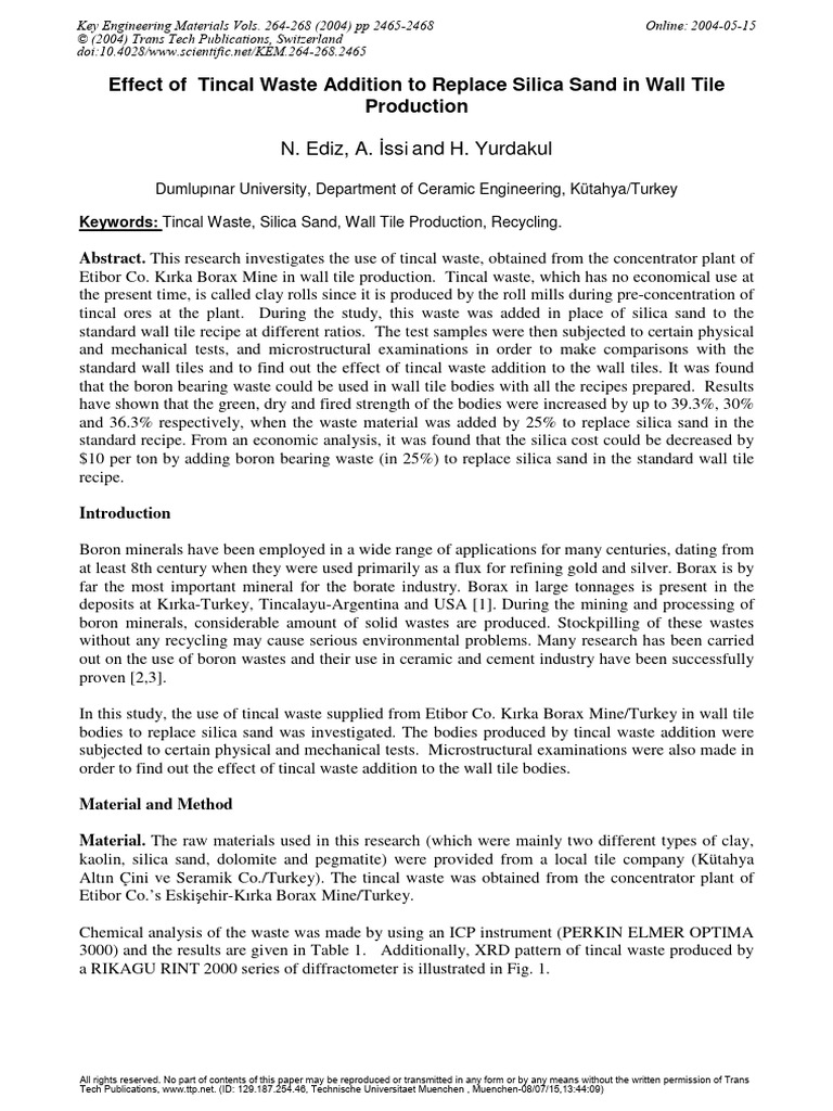 Tincal tailings duly higlighted pdf