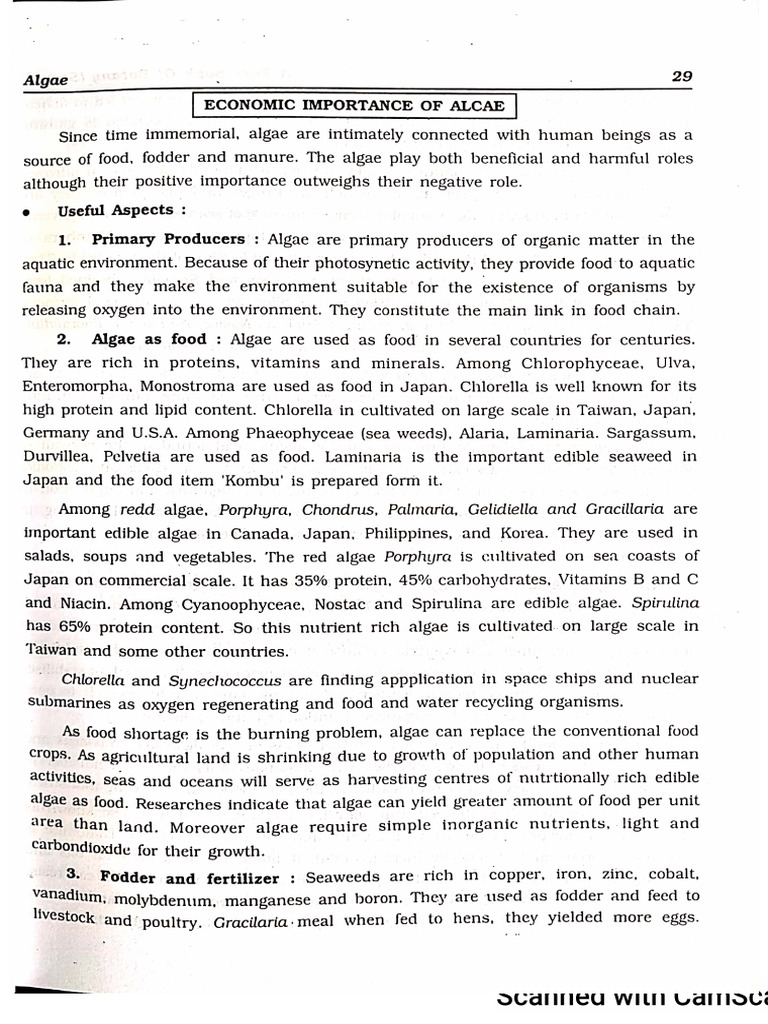 Eco Imp of Algae | PDF