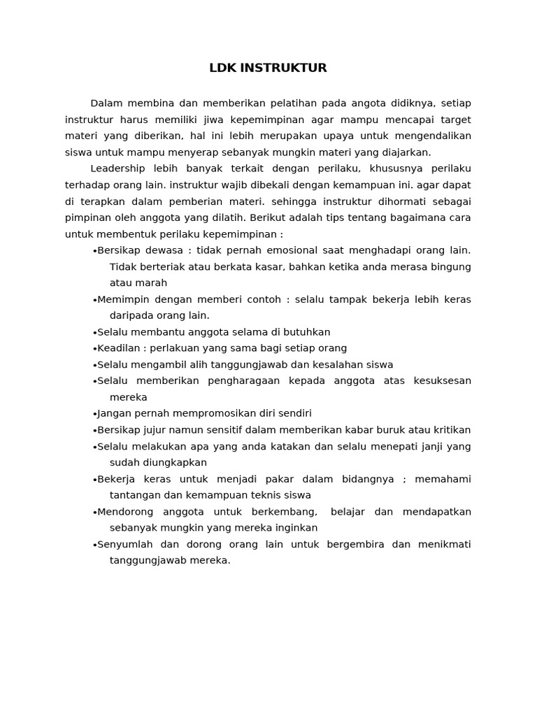 Materi Dasar Pks Pdf