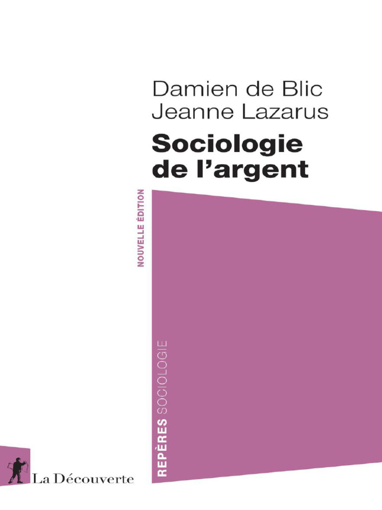 Sociologie de largent pdf