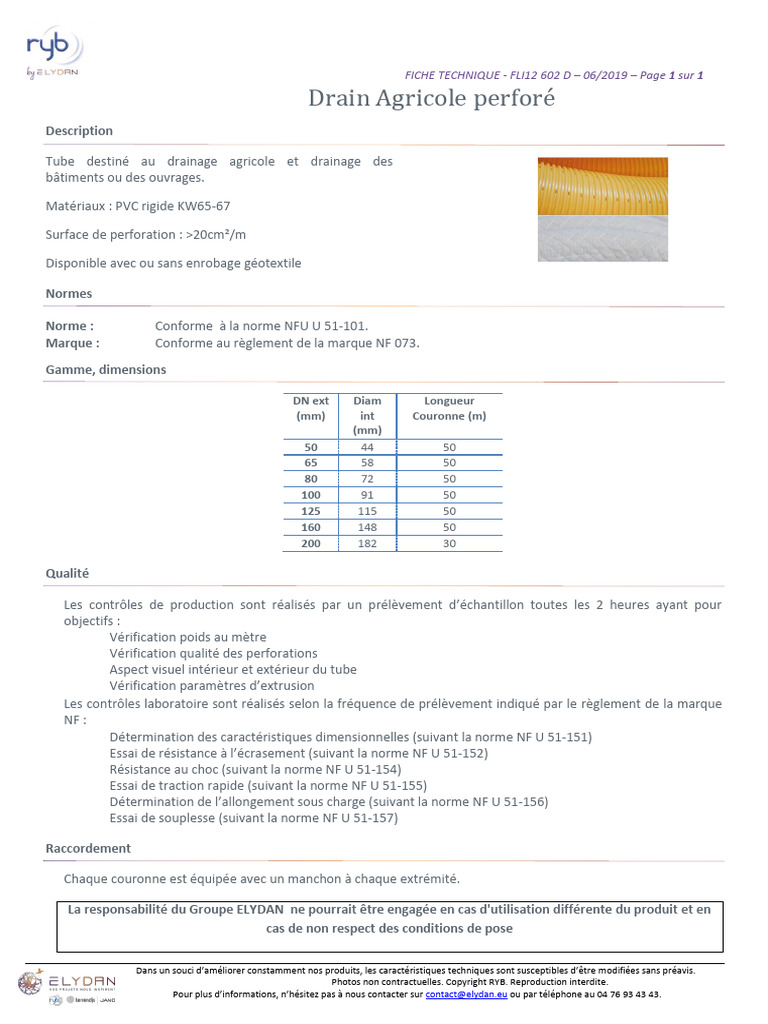 Norme Drain | PDF