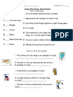 Simple Machines Worksheet