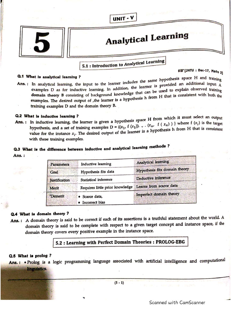 ML Unit 5 | PDF