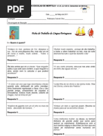 Ficha de Trabalho - Ulisses