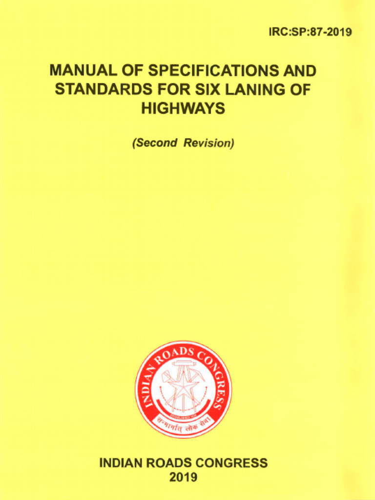 Irc SP 87 2019 | PDF