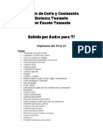 Metodo de Corte y Confeccion Sistema Teniente Caps XXXIII A XLIII by Aedra