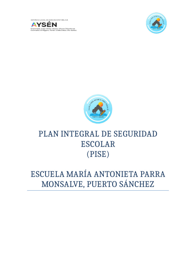 Plan Integral de Seguridad Escolar | PDF
