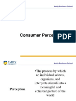 Consumer Perception: Amity Business School