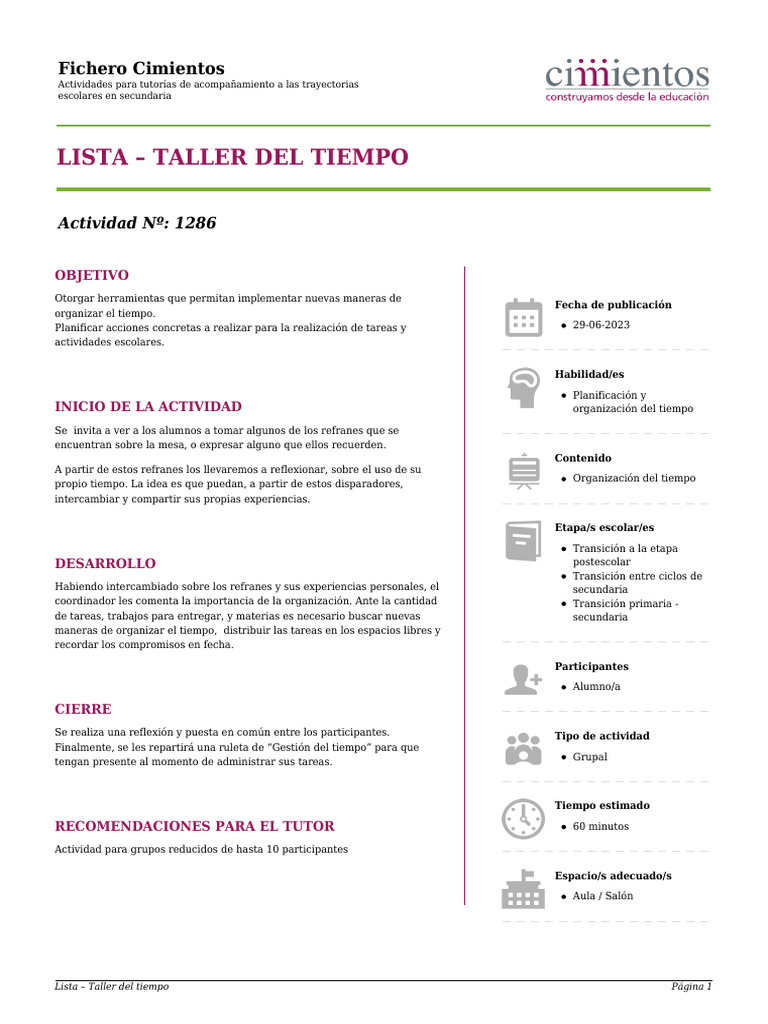 Fichero Cimientos Actividad 1286 | PDF