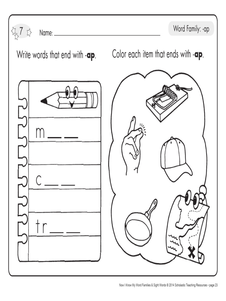Word families sight words pdfdrive 1 pdf