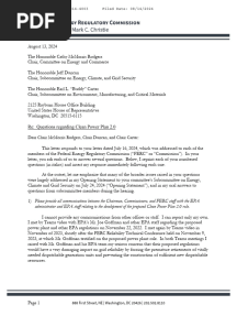 Mark Christie Letter