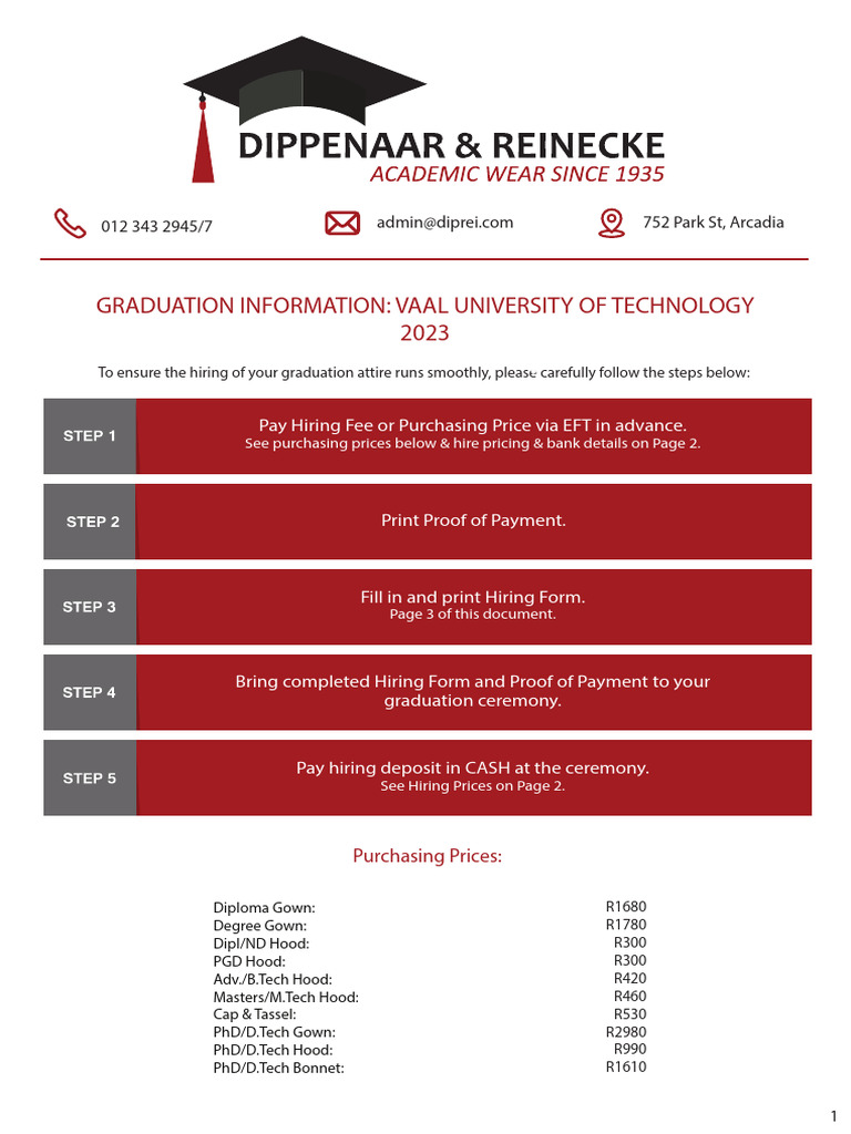 Dippenaar & Reinecke - VUT Form 2023 | PDF