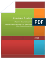 Literature Review CB
