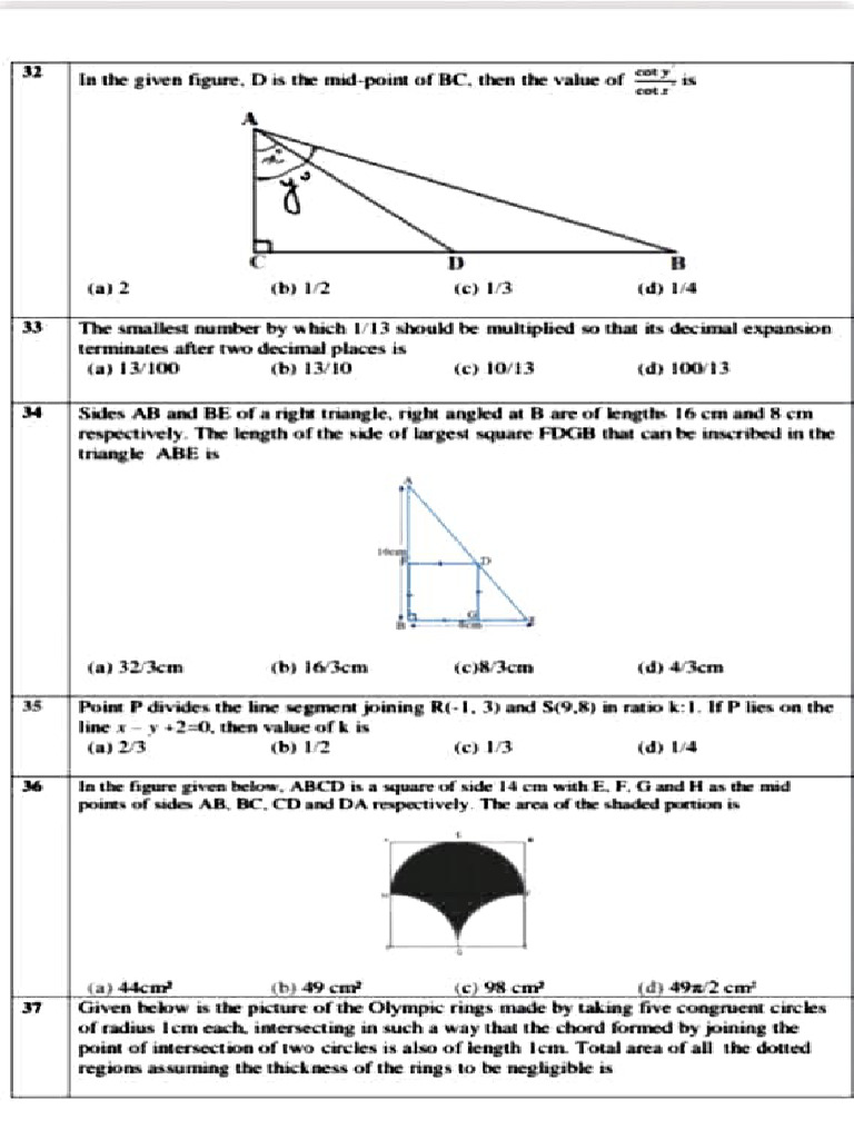 Geometry Problems and Solutions | PDF