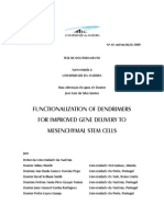 José Luís Da Silva Santos - Functionalization of Dendrimers For Improved Gene Delivery To Mesenchymal Stem Cells
