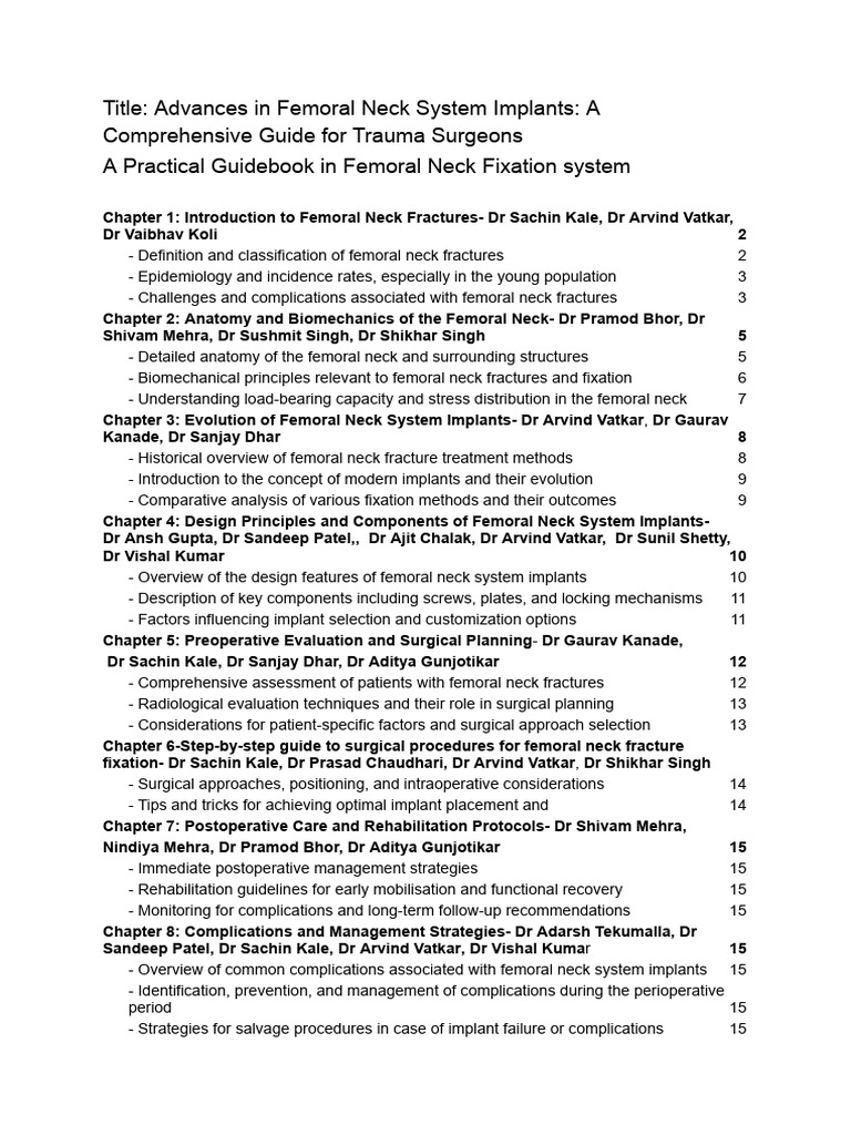 Title - Advances in Femoral Neck System Implants - A Comprehensive ...