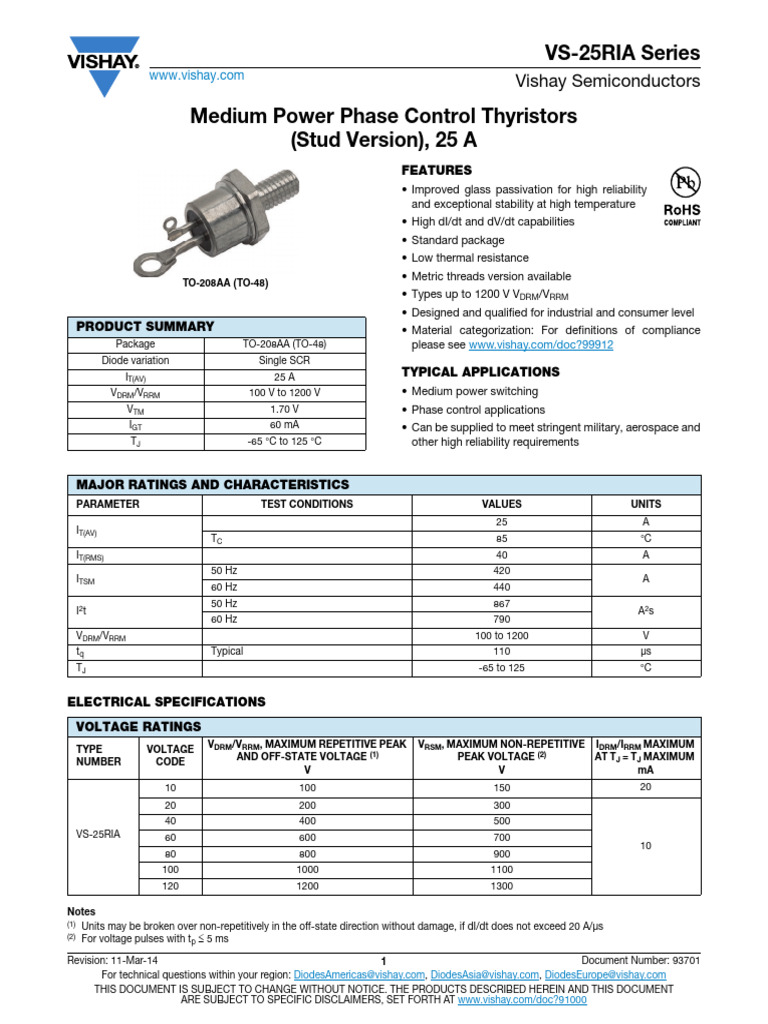 Module électronique VISHAY VS-UFB250FA60 - Neuf, Qualité Assurée - Pour Projets Ou Réparations