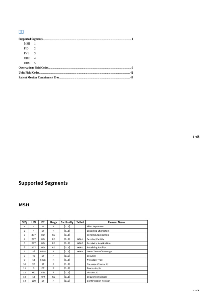 HL7协议 - Alm | PDF
