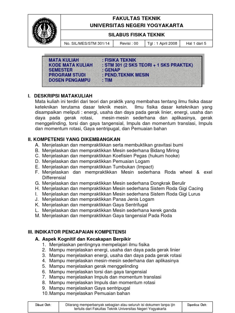 Fisika Teknik | PDF | Metode & Bahan Ajar | Sains & Matematika