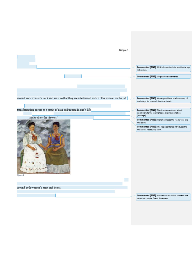 HUM Sample Essay MLA | PDF