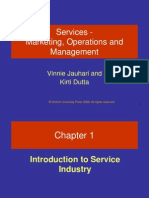 Services - Marketing, Operations and Management: Vinnie Jauhari and Kirti Dutta