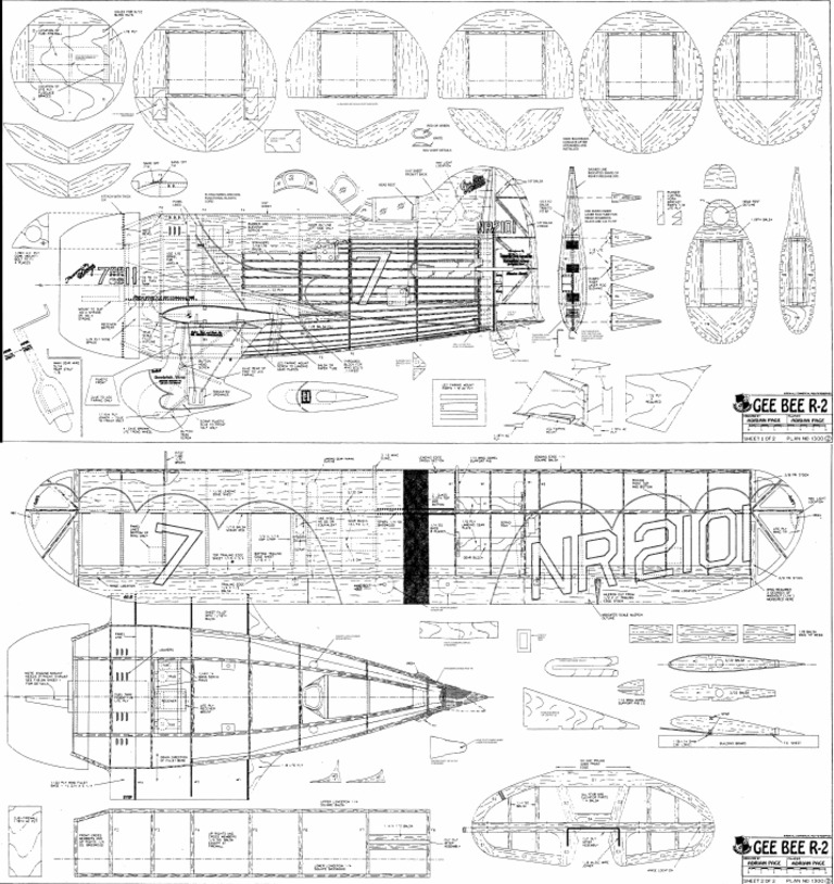 Gee Bee R2 RCM-1300 Oz7330 | PDF