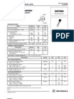 2n7000 Mosfet Transistor