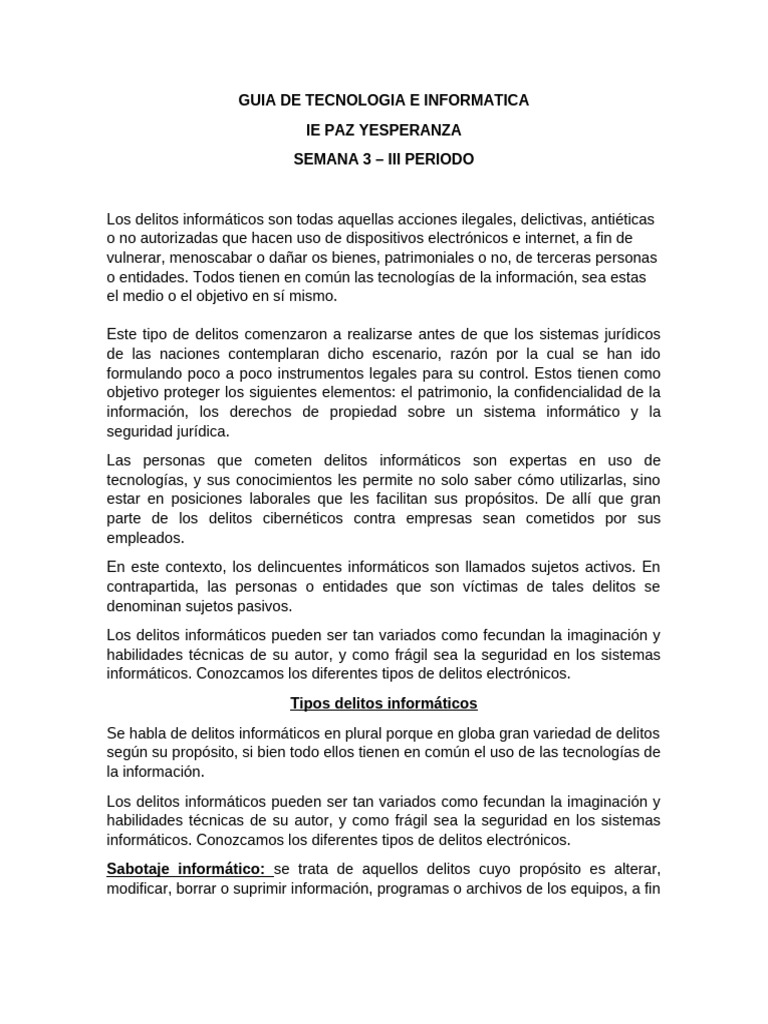 Guia de Tecnologia e Informatica | PDF