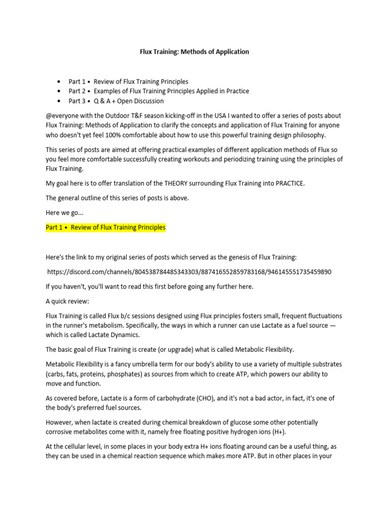 Flux Training Part 1 | PDF