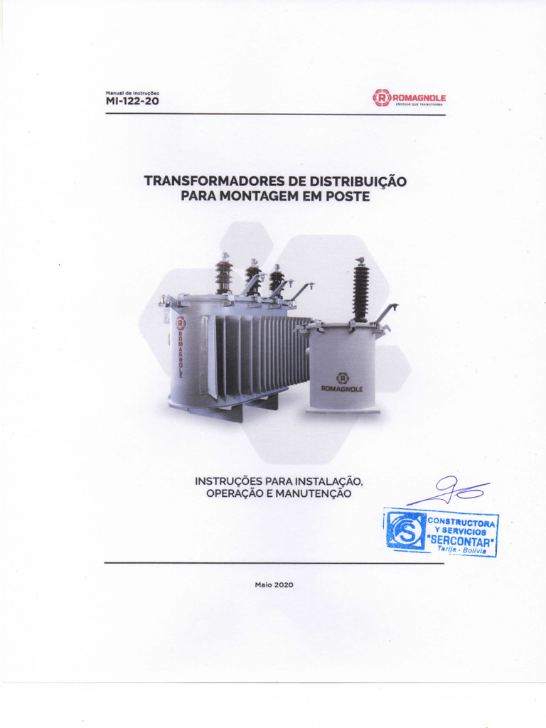 5 2 Manuales Instalacion Operacion Y Mantenimiento Romagnole Pdf