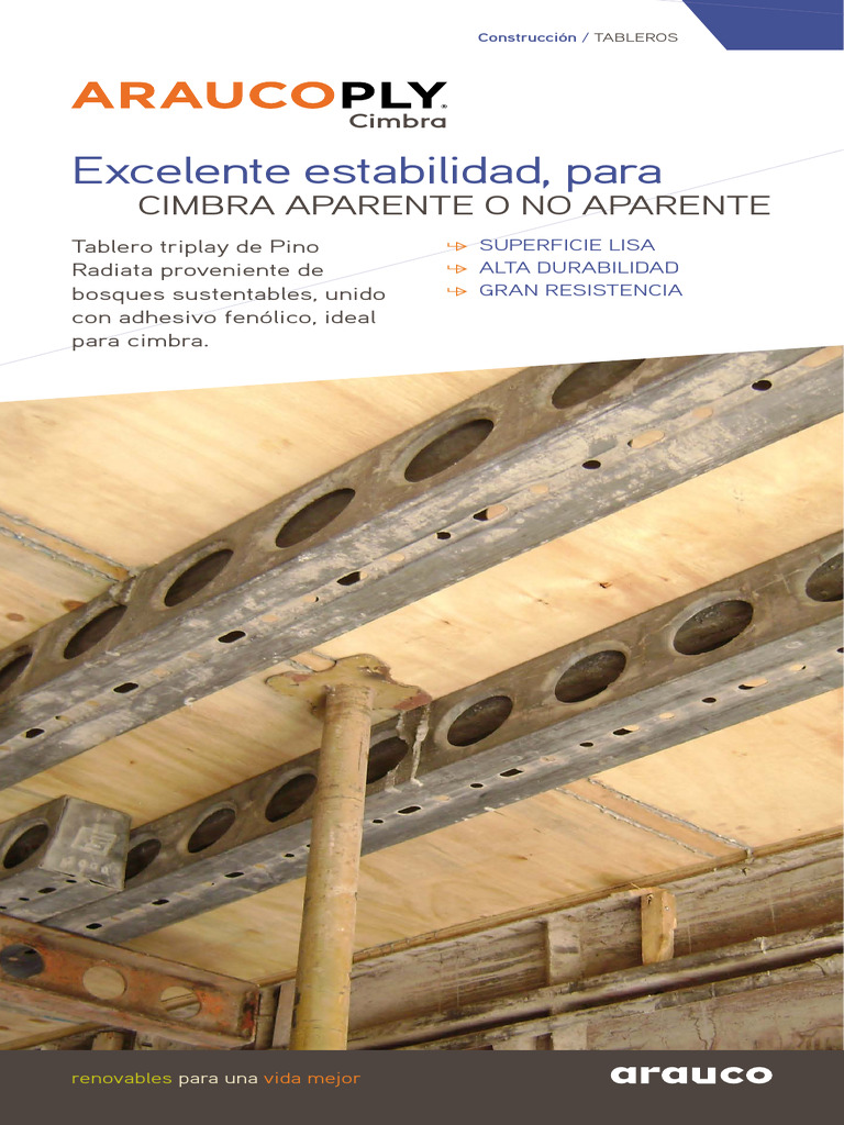 Triplay para Cimbra: Resistencia y Usos | PDF