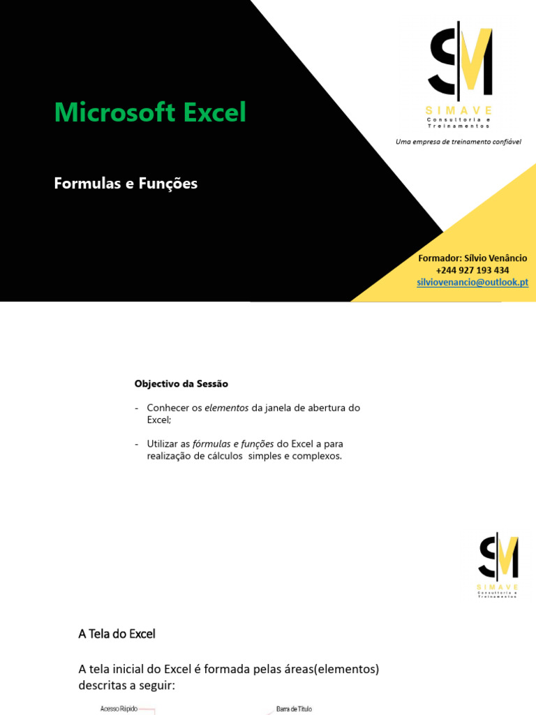 Slides Microsoft Excel - Formulas2024 | PDF