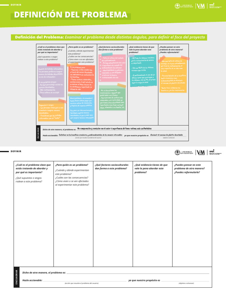 Plantilla definicion de problema pdf