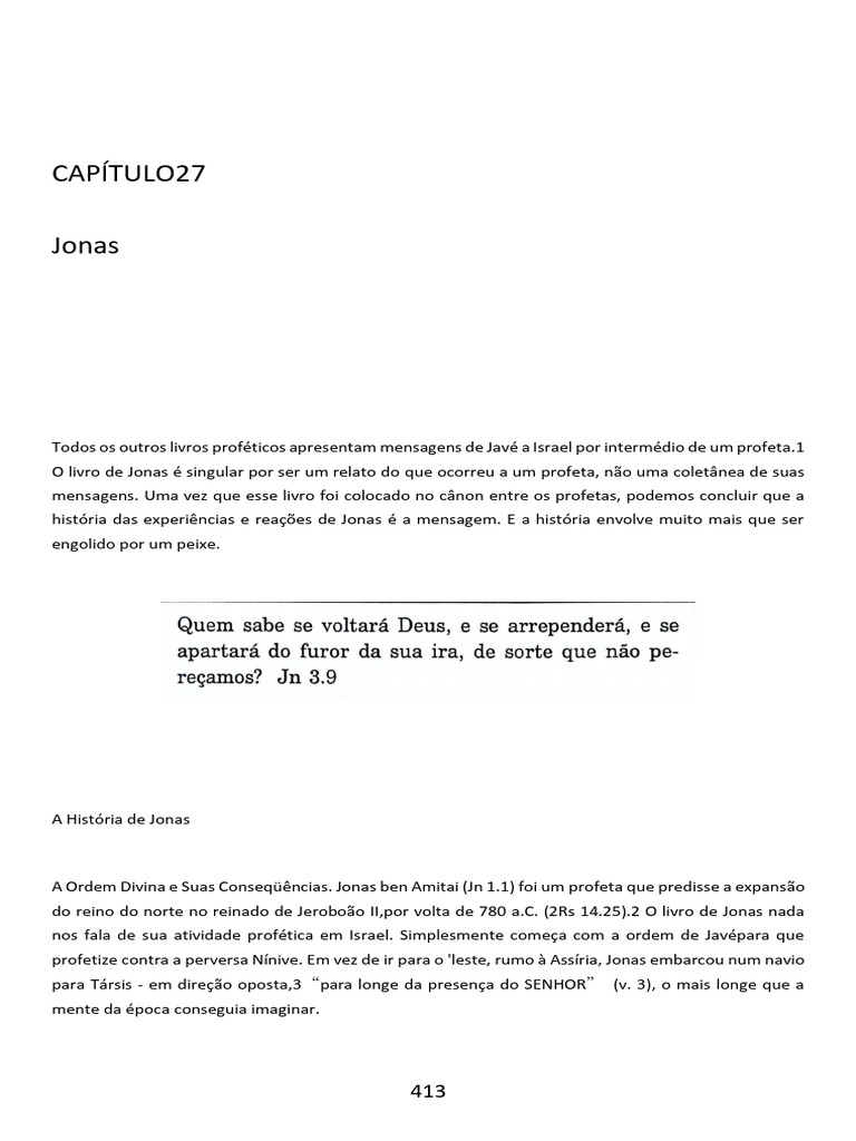 Jonas Introdução Ao Antigo Testamento William Lasor David Hubbard ...