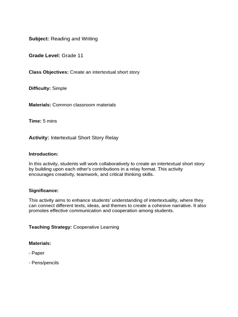 Activity | PDF