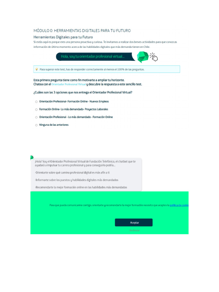 Modulo 0 Herramienta Digitales para Tu Futuro | PDF