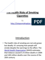The Health Risks of Smoking Cigarettes