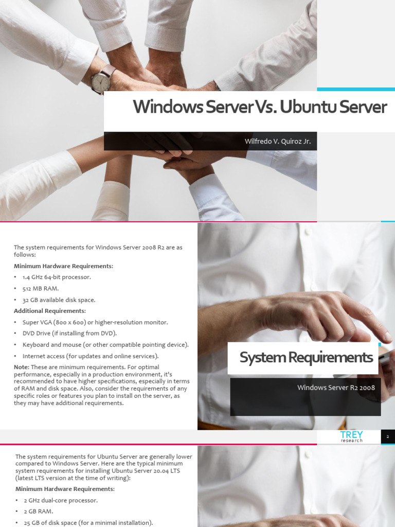 Windows Server vs. Ubuntu MIT | PDF