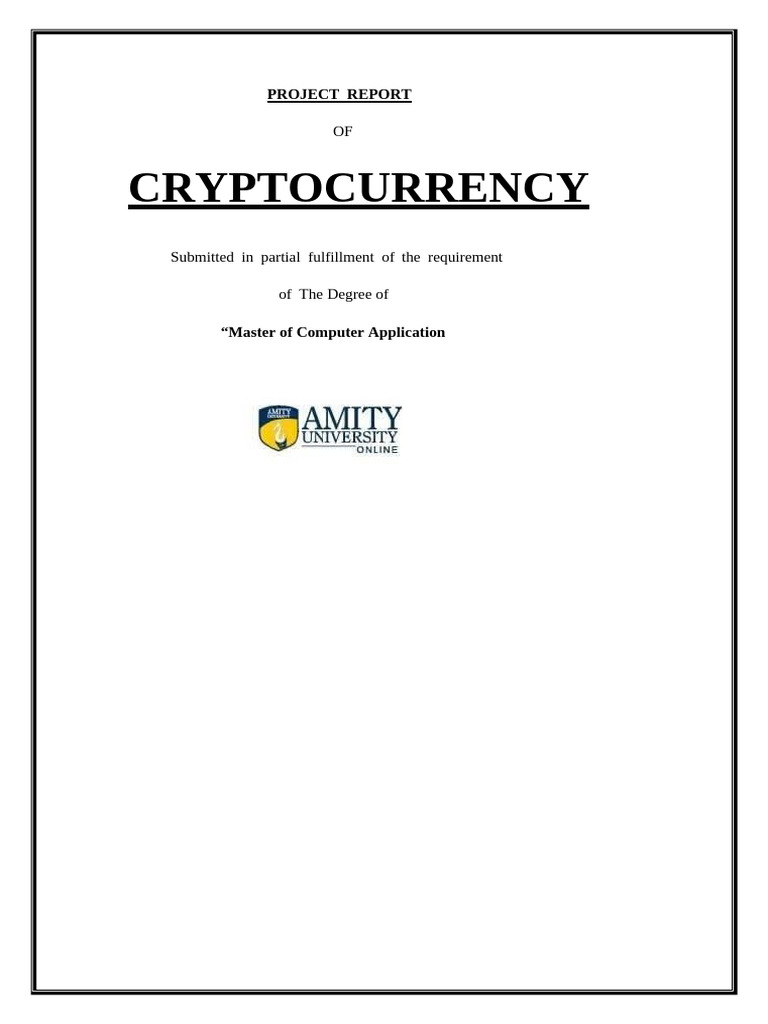 Cryptocurrency Project | PDF | Cryptocurrency | Quantitative Research