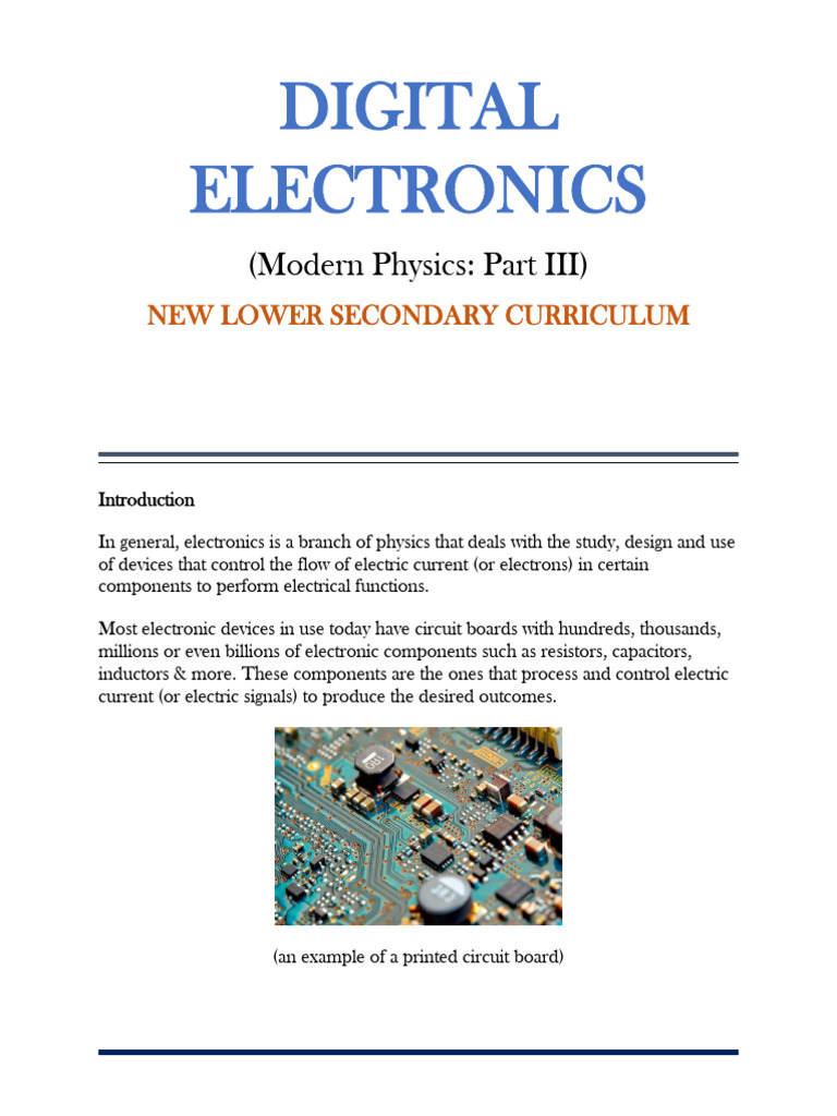 Digital Logic Gates and Their Functions | PDF | Logic Gate | Digital ...