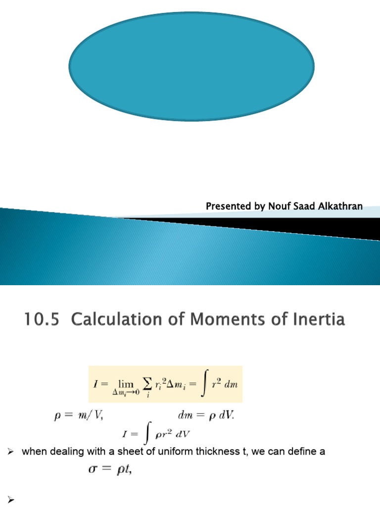 ch.10 Rotation of A Rigid Object 2 | PDF