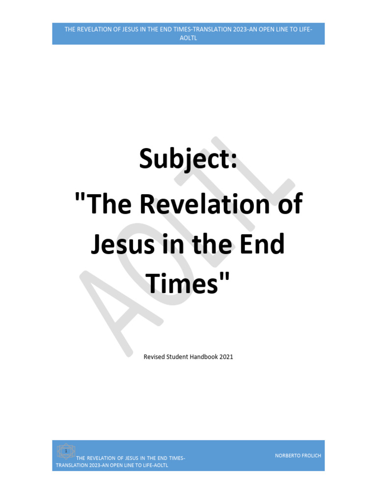 the book of revelations explained pdf