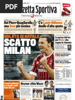 La Gazzetta Dello Sport - 18/12/2011