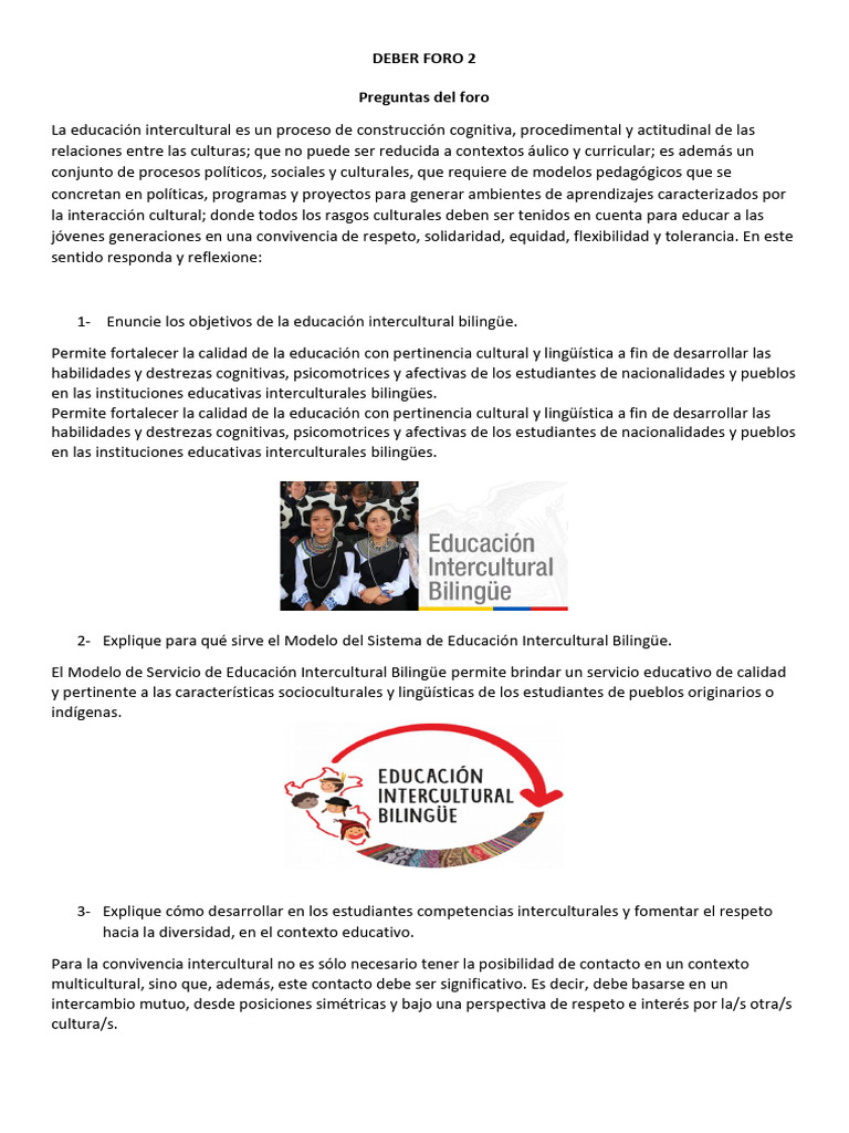 Deber Foro 2 | PDF
