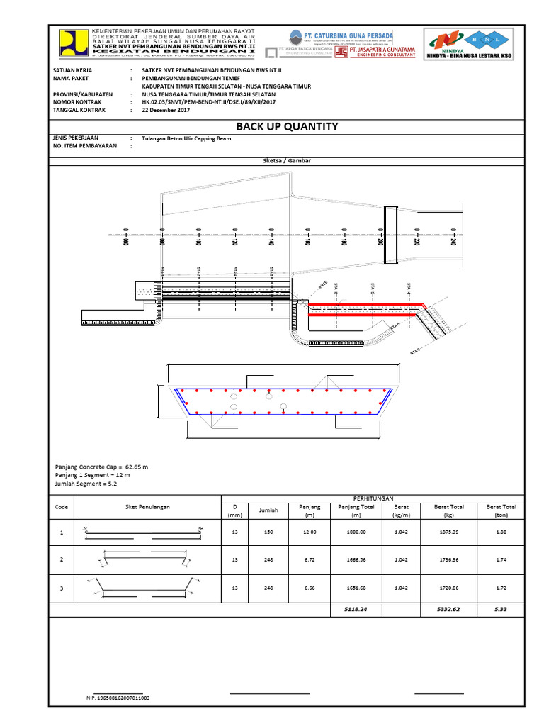 Bestat Besi Capping Beam | PDF