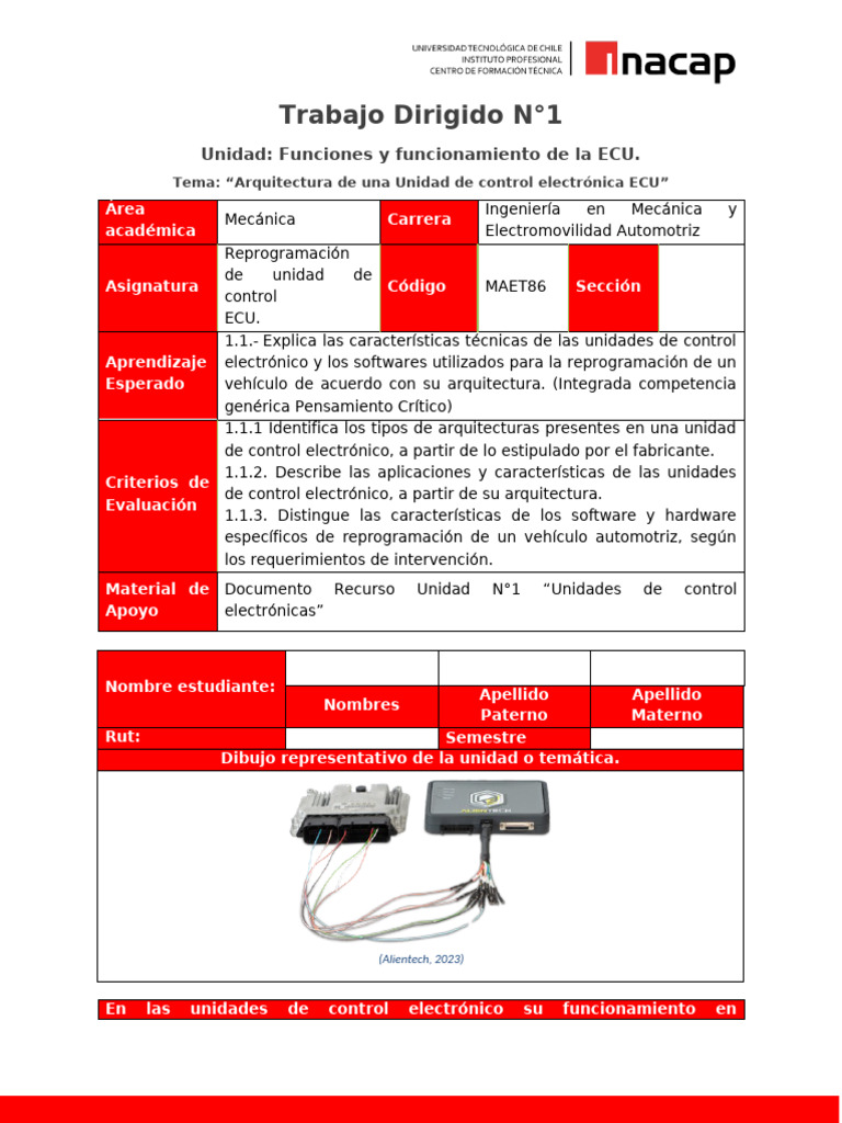 TD1 Unidad 1 | PDF