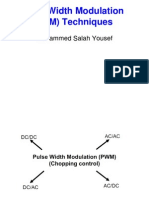Pulse-Width Modulation (PWM) Techniques