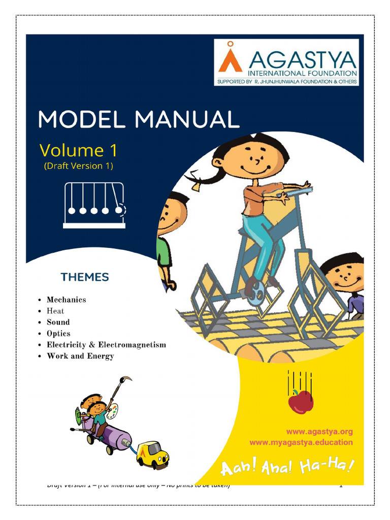Model Manual - Physics Dv1 | PDF | Inertia | Density